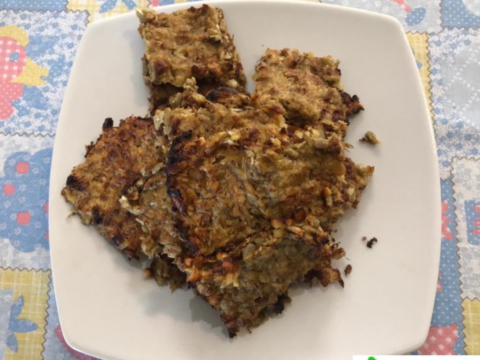 Biscotti morbidi di banana e riso