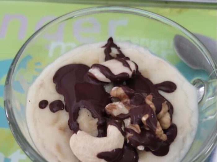 Porridge di bevanda di mandorla