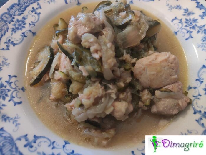 spezzatino di pollo odor di mandorle e basilico