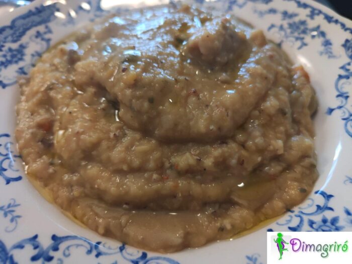 crema di lenticchie gialle con funghi