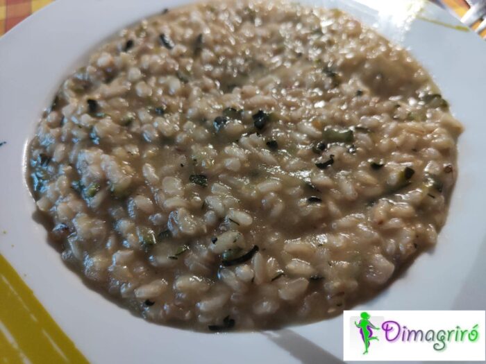 Risotto asparagi e basilico