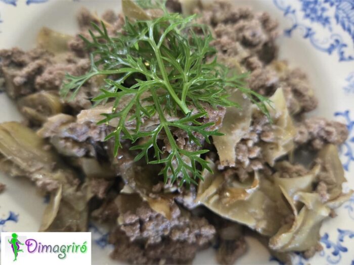 Ragù in bianco con carciofi odor di finocchietto selvatico