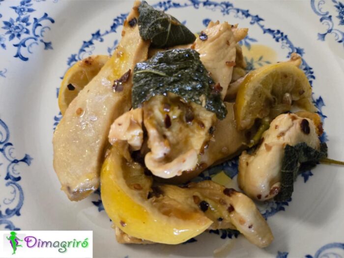 pollo ruspante al limone e salvia